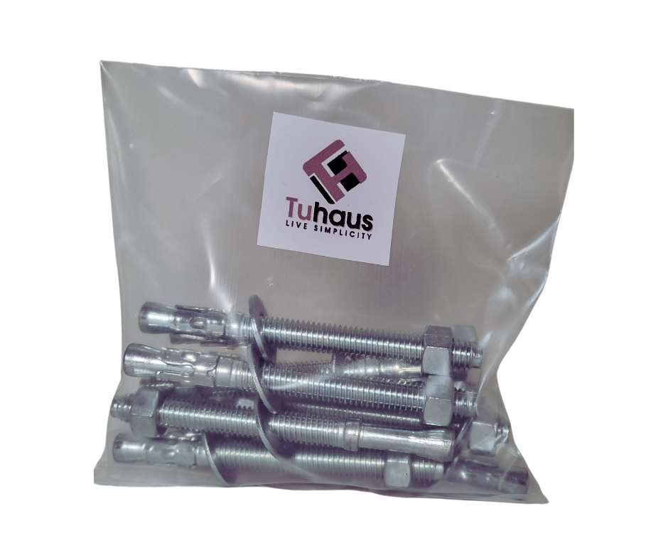 Perno de Anclaje De Cuña UNC 3/8x4 Hormigón Zincado - 10 u