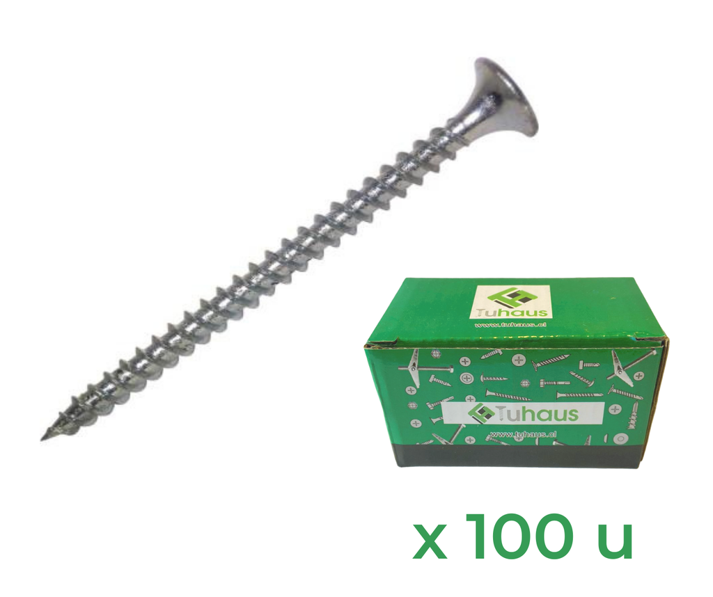 Tornillo Volcanita CRS 6x2 Zincado - Caja de 100u