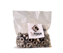 Tuerca Hexagonal 1/4 Acero G2 Negro - Bolsa 100u