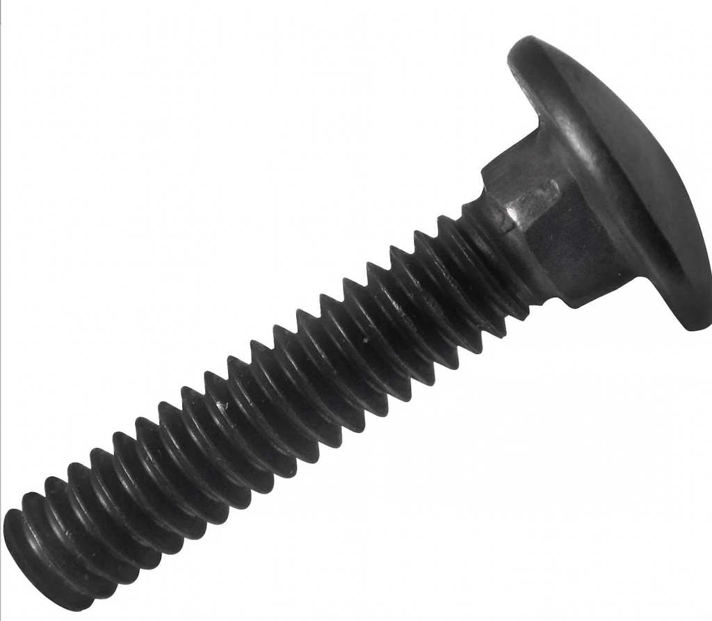 Perno Coche 1/4x1-1/2 Acero Negro - Caja 100u