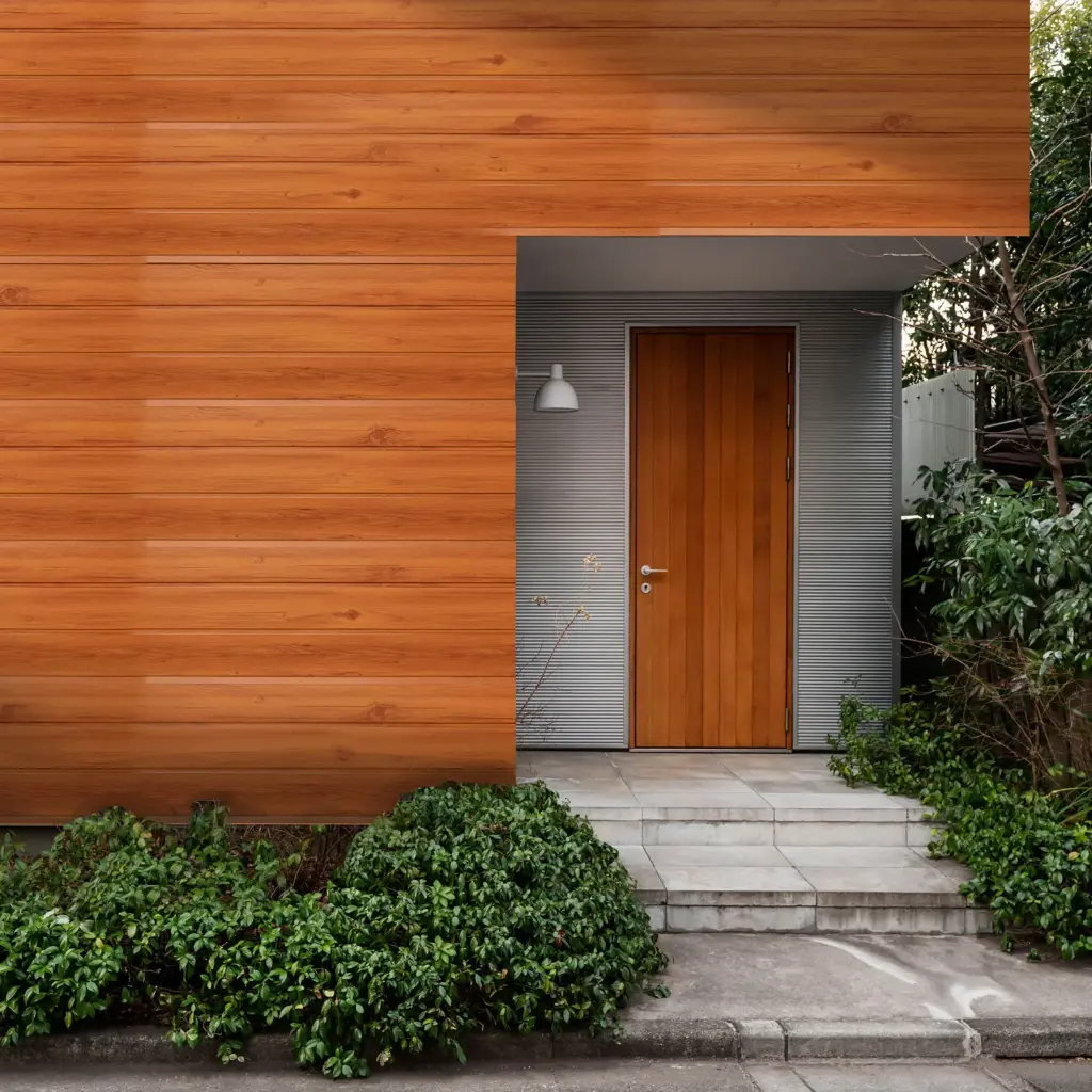 Metalsiding Revestimiento muro exterior 3800 x 38,5 x1.6 cm Roble 