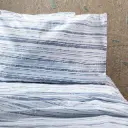 Sábanas Estampada Líneas Azul