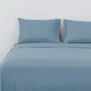 Sábanas Microfibra Lisa Azul