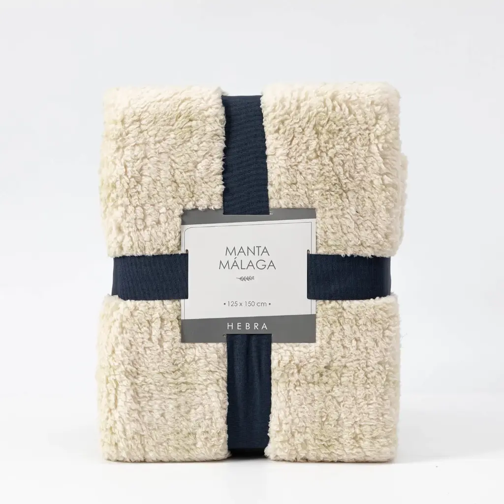 Manta Sherpa 125x150 Málaga Verde