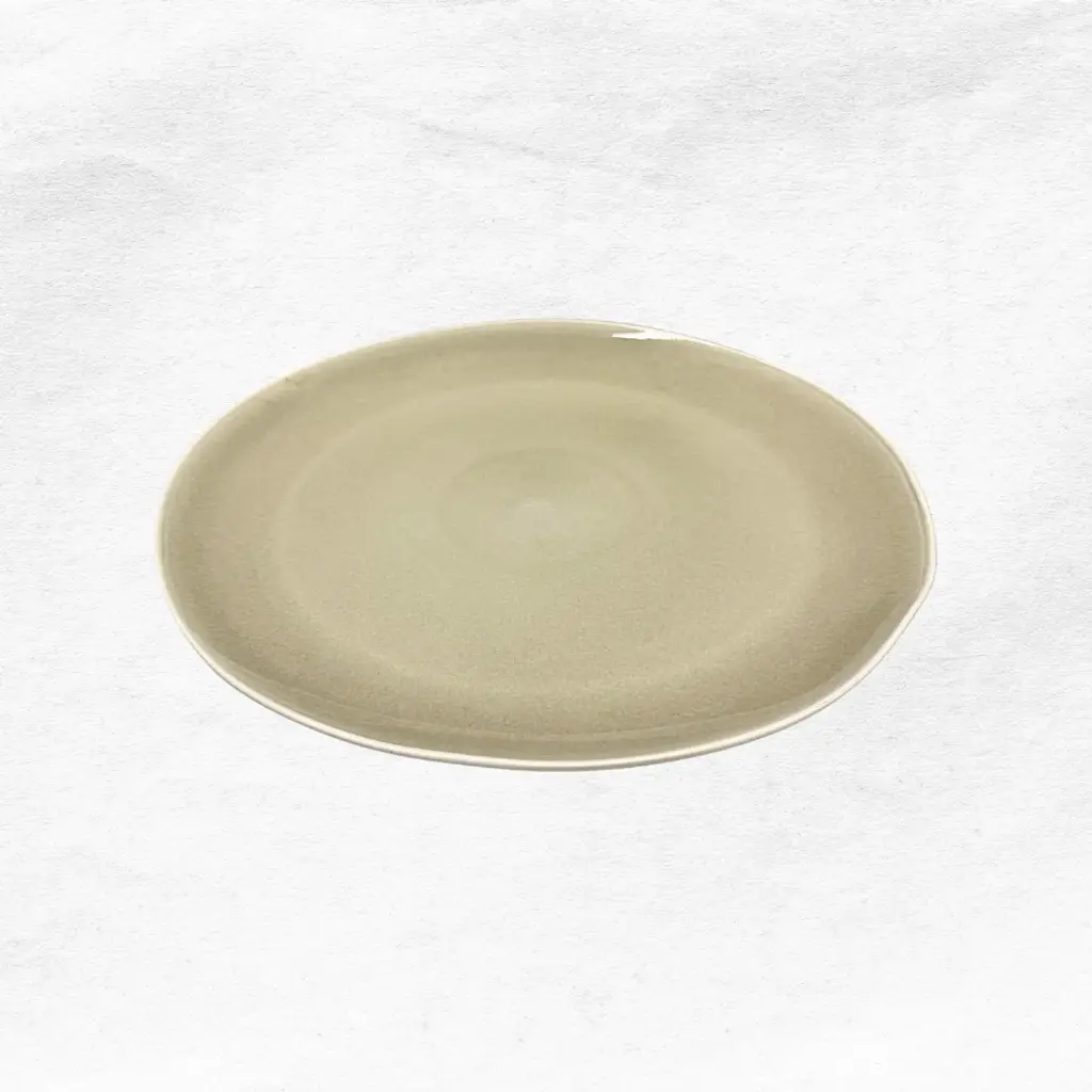 Plato Base Rústico Crema