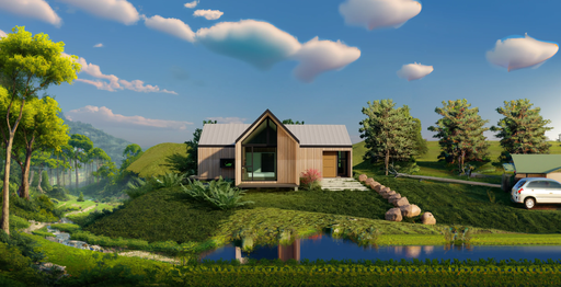 Kit de Autoconstrucción Casa Coigüe 75 m2