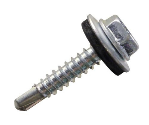 [AHCG58AZ] Autoperforante Hexagonal Con Golilla 12 x 3/4 Zincado - Caja de 100u