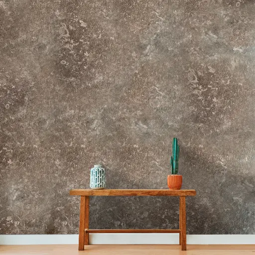 Placa PVC Rustic 1,22 x 2,4 Café.