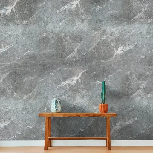 Placa PVC Rustic 1,22 x 2,4 Gris.