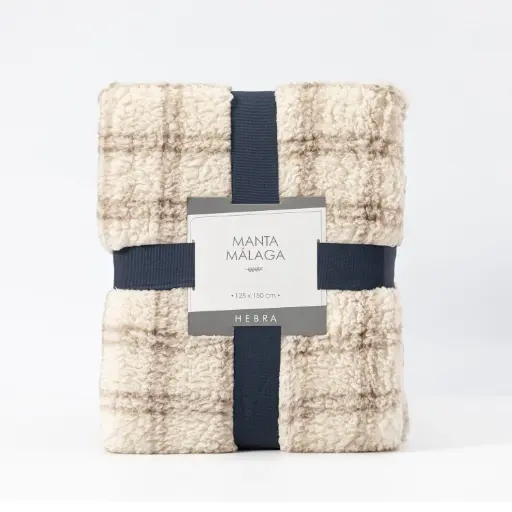 Manta Sherpa 125x150 Málaga Café