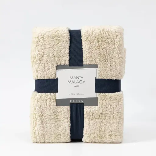 Manta Sherpa 125x150 Málaga Verde